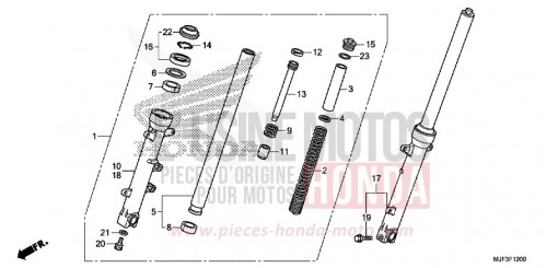 FRONT FORK CTX700AE de 2014